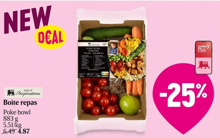 Offre: Poke bowl Teriyaki Zalm-Saumon
