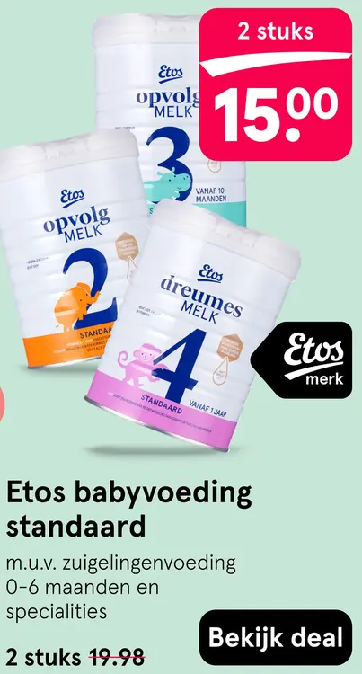 Aanbieding: Babyvoeding standaard
