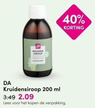 Aanbieding: Kruidensiroop