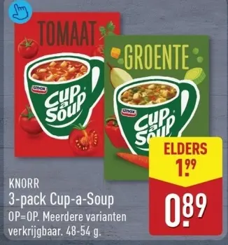 Aanbieding: 3-pack Cup-a-Soup