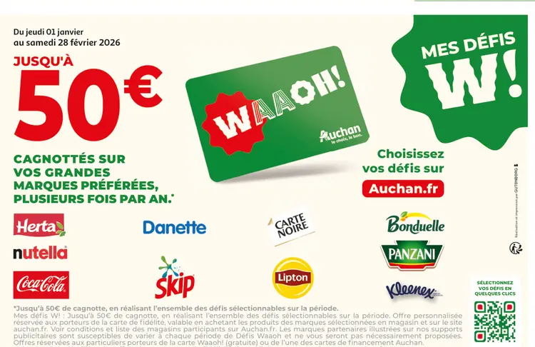 Offre: Cagnotte sur vos grandes marques préférées