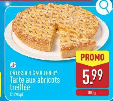 Offre: Tarte aux abricots treillée
