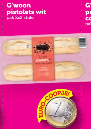 Aanbieding: Pistolets wit