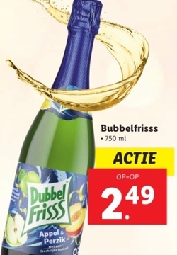 Aanbieding: Bubbelfrisss Appel & Perzik