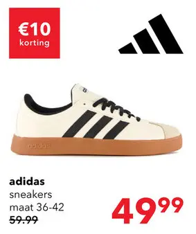 Aanbieding: Adidas Breaknet Sleek dames sneakers wit zwart