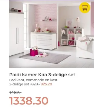 Aanbieding: Paidi kamer Kira 3-delige set