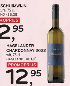 Promotie: Hagelander chardonnay 2022