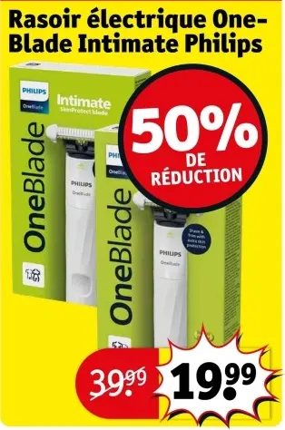 Offre: Rasoir électrique One-Blade Intimate