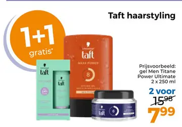 Aanbieding: Taft haarstyling