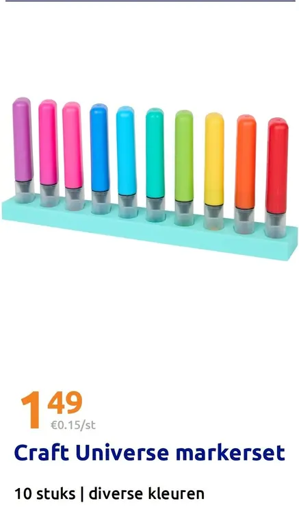 Promotie: Craft Universe markerset