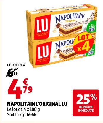 Promotie: Napolitain l'original