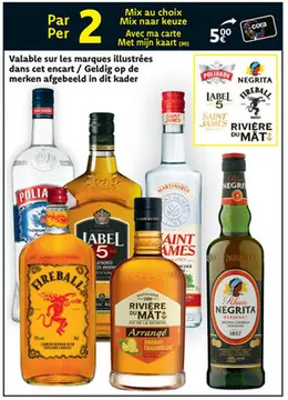 Offre: Boisson alcoolisées