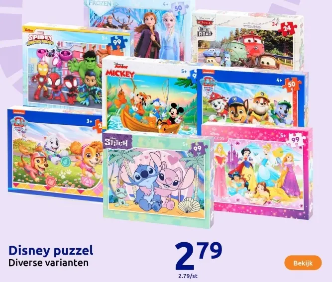 Aanbieding: Disney puzzel