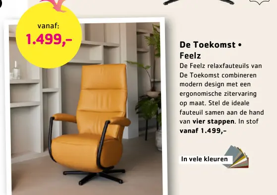 Promotie: Feelz relaxfauteuils