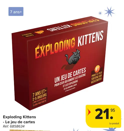 Offre: Exploding Kittens
