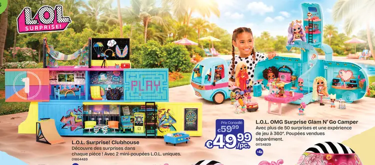 Offre: L.O.L OMG Surprise Glam N Go Camper