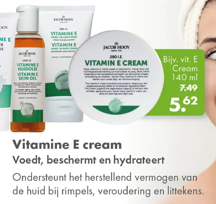 Aanbieding: Vitamine E Cream