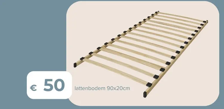 Promotie: lattenbodem