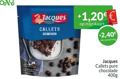 Promotie: Callets pure chocolade
