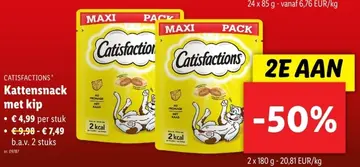 Aanbieding: Kattensnack met kip