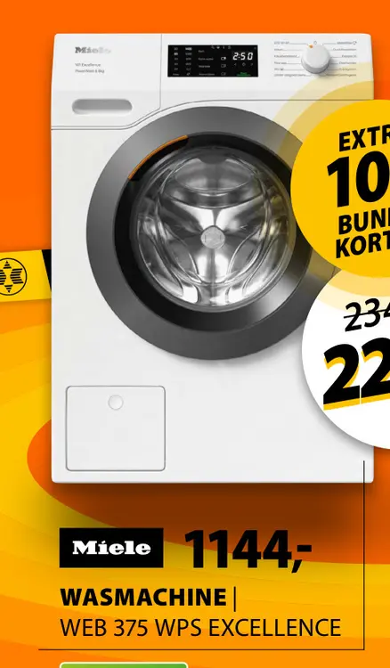 Aanbieding: Miele TEC 655 WP Excellence EcoSpeed & Wash2Dry