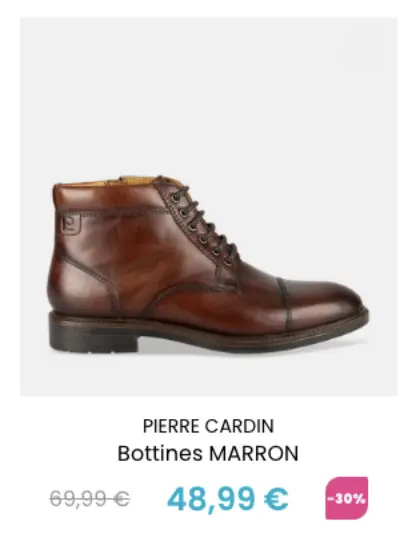 Offre: Bottines MARRON