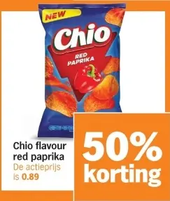 Aanbieding: Chio flavour red paprika