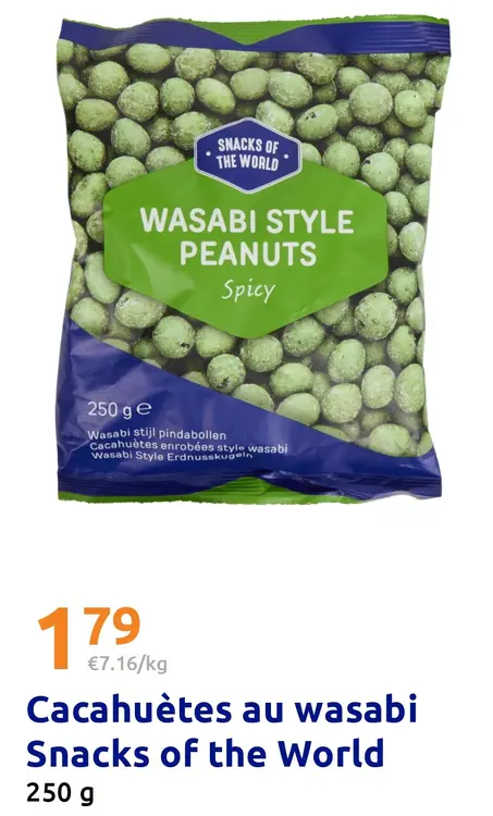 Offre: Cacahuètes au wasabi