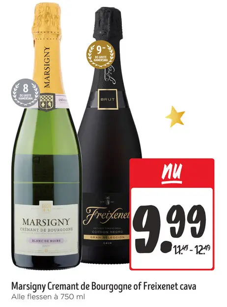 Aanbieding: Cremant de Bourgogne of Freixenet cava