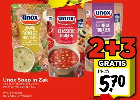 Aanbieding: Soep in Zak