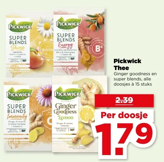 Aanbieding: Pickwick Thee