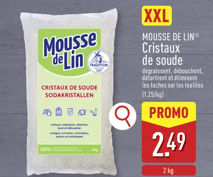 Offre: Cristaux de soude