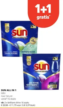 Aanbieding: SUN ALL IN 1 tabs