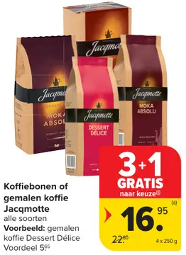 Aanbieding: Koffiebonen of gemalen koffie