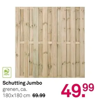 Aanbieding: Schutting Jumbo