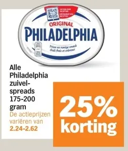 Aanbieding: Philadelphia zuivelspreads