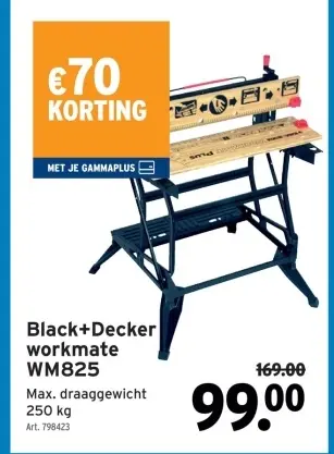 Promotie: Workmate WM825