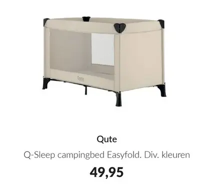Aanbieding: Q-Sleep campingbed Easyfold