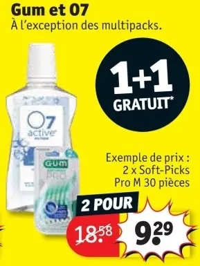 Offre: Gum et 07