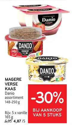 Promotie: MAGERE VERSE KAAS Danio assortiment