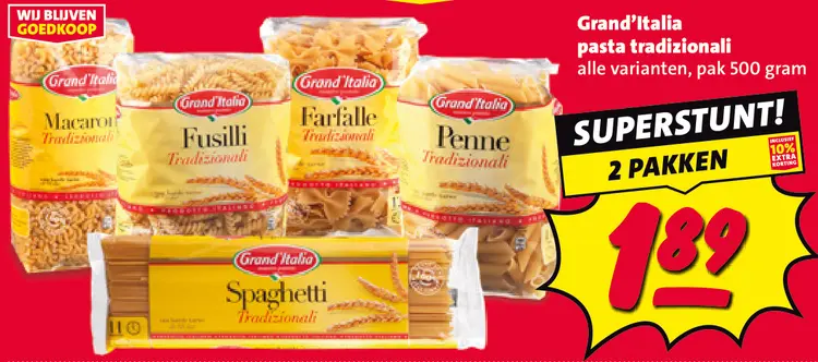 Aanbieding: Pasta tradizionali