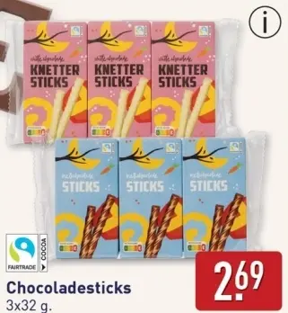 Aanbieding: Chocoladesticks