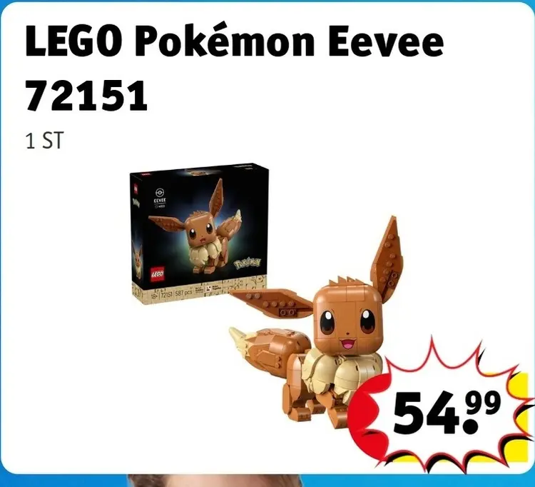 Offre: LEGO Pokémon Eevee 72151
