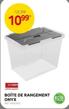 Offre: Boîte de rangement onyx