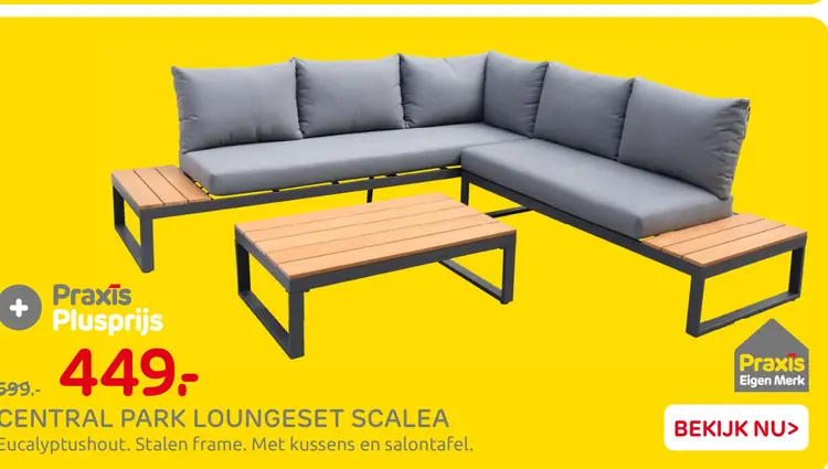 Aanbieding: Central park loungeset scalea