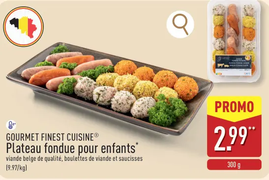 Offre: Plateau fondue pour enfants