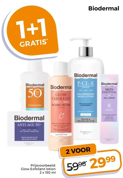 Aanbieding: Biodermal Glow Exfoliant lotion