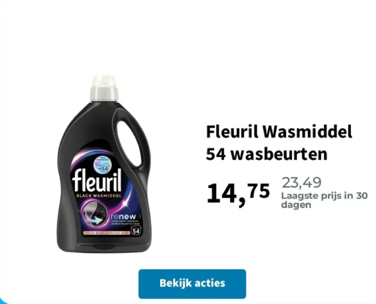 Promotie: Fleuril Wasmiddel