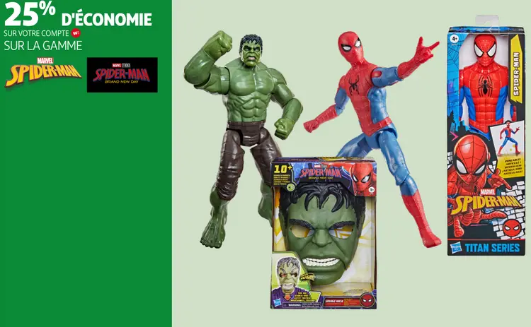 Offre: La gamme Spider-Man