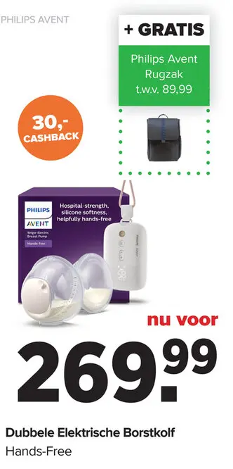 Promotie: Dubbele Elektrische Borstkolf Hands-Free